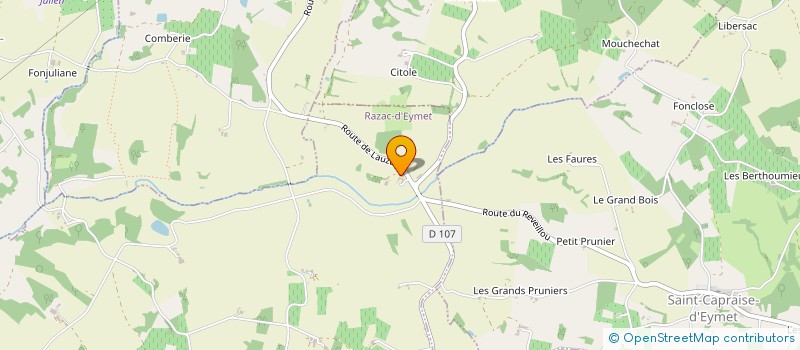 localisation de l'entreprise 423 529 973   LAUZUN