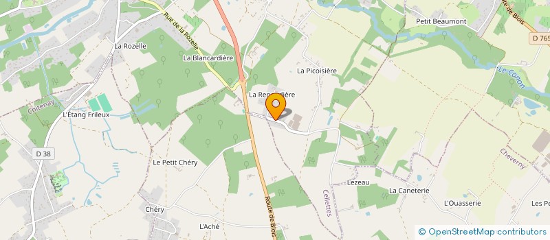localisation de l'entreprise 423 544 873   LE CONTROIS-EN-SOLOGNE