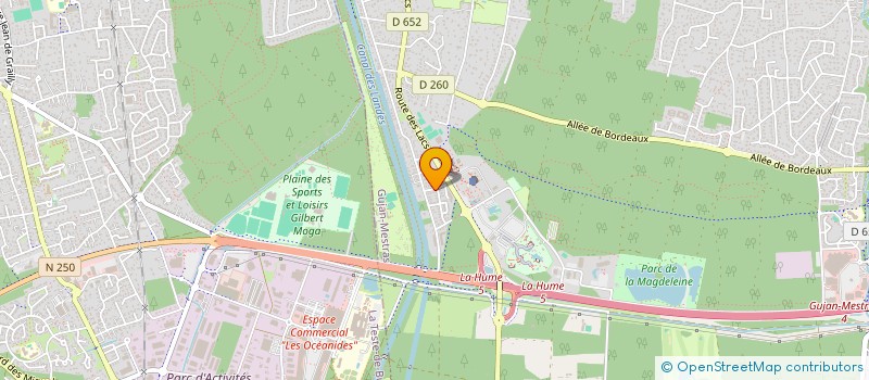 localisation de l'entreprise 423 578 038   GUJAN-MESTRAS