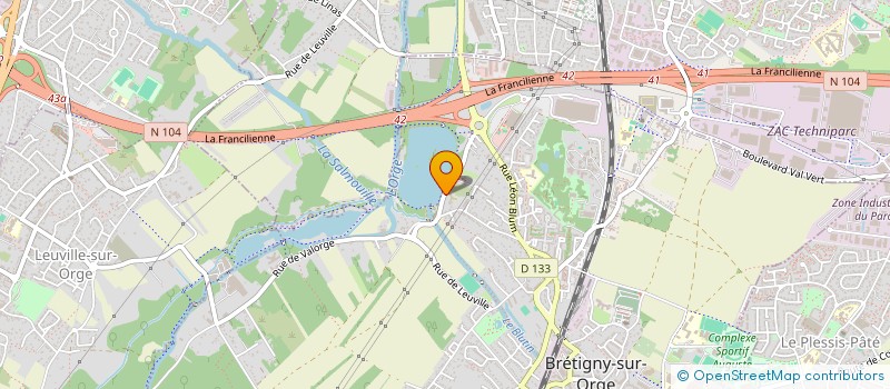 localisation de l'entreprise 423 628 296 à BRETIGNY-SUR-ORGE
