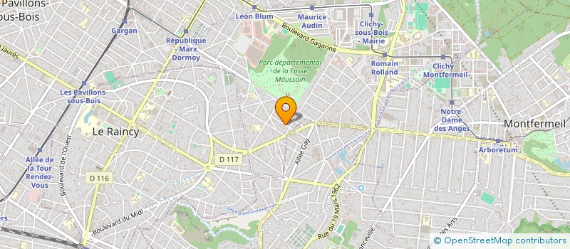 localisation de l'entreprise 423 678 390  à CLICHY-SOUS-BOIS