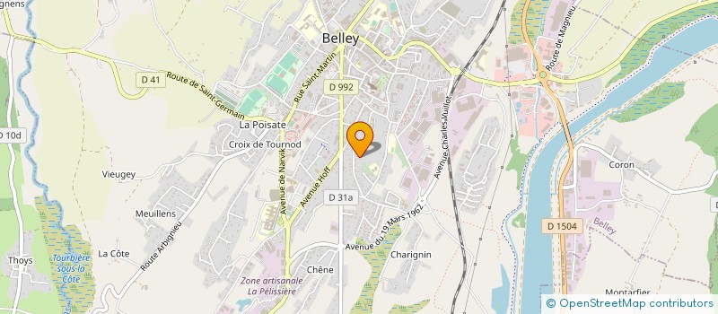 localisation de l'entreprise 423 810 035   BELLEY