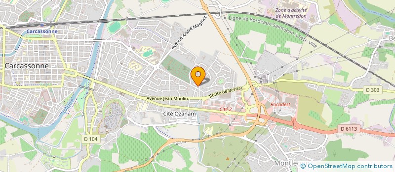 localisation de l'entreprise 423 853 068   CARCASSONNE