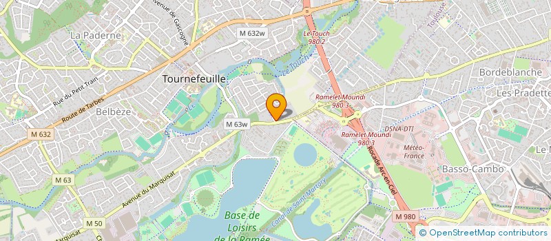 localisation de l'entreprise 423 940 709   TOURNEFEUILLE