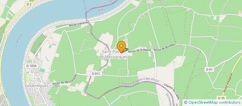 localisation de l'entreprise 423 983 626   SAINT-PIERRE-DE-MEZOARGUES