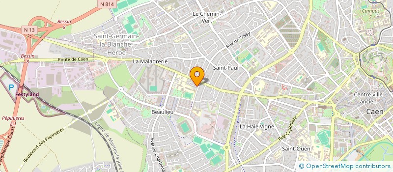 localisation de l'entreprise 424 010 247  à CAEN