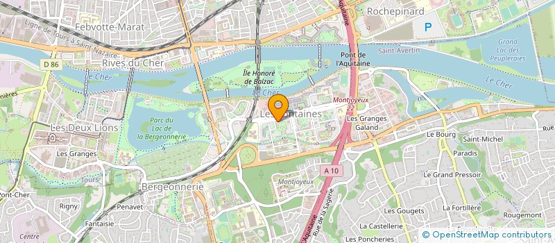 localisation de l'entreprise 424 126 936   SAINT-PIERRE-DES-CORPS