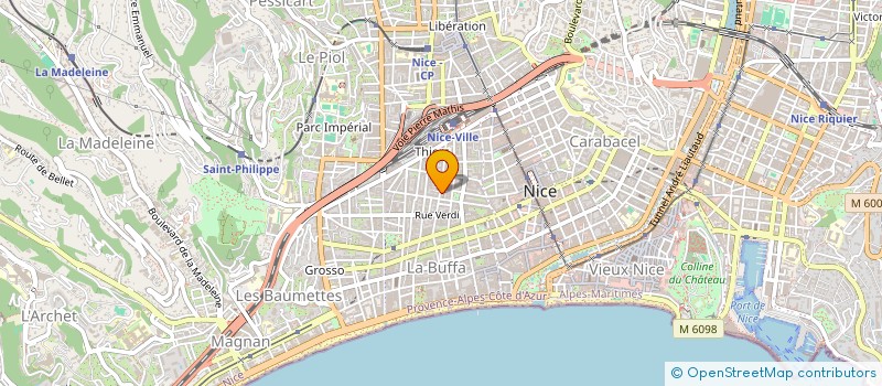 localisation de l'entreprise 424 258 945 à NICE