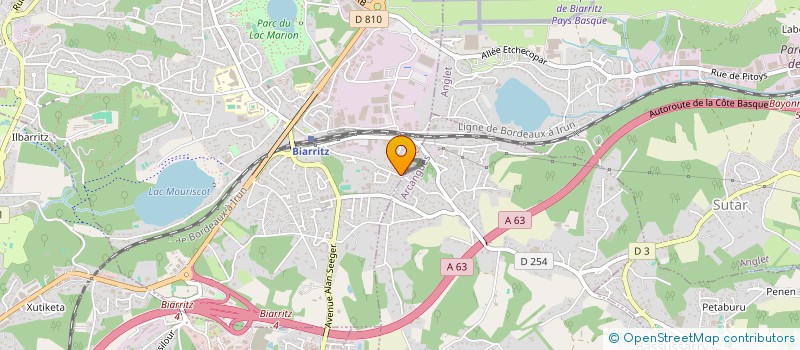 localisation de l'entreprise 424 399 962  à BIARRITZ