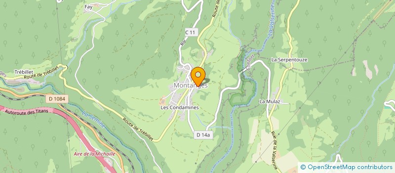 localisation de l'entreprise 424 510 394   MONTANGES