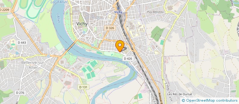 localisation de l'entreprise 424 515 146 à VICHY