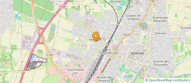 localisation de l'entreprise 424 580 157   SELESTAT