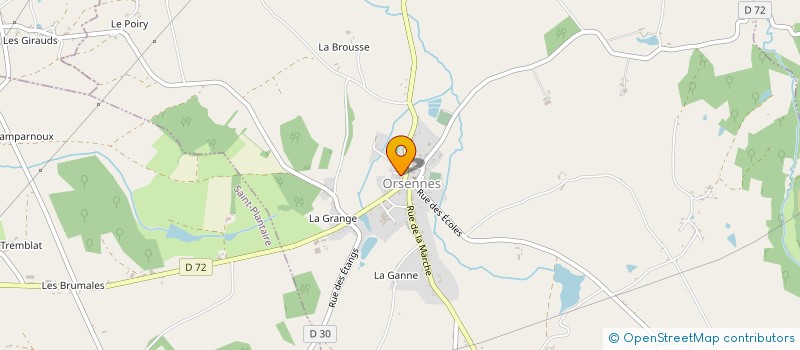 localisation de l'entreprise 424 669 323 à ORSENNES