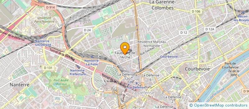 localisation de l'entreprise 424 757 755   COURBEVOIE
