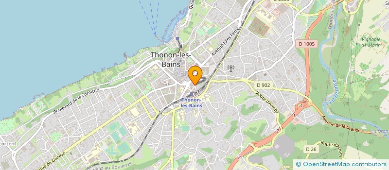 localisation de l'entreprise 424 774 487  à THONON-LES-BAINS
