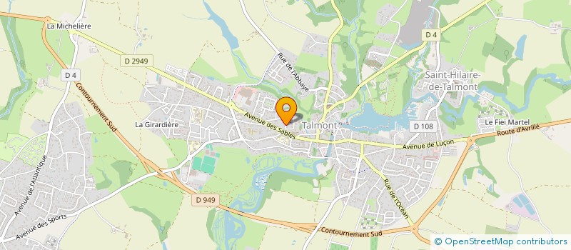 localisation de l'entreprise 424 786 747   TALMONT-SAINT-HILAIRE