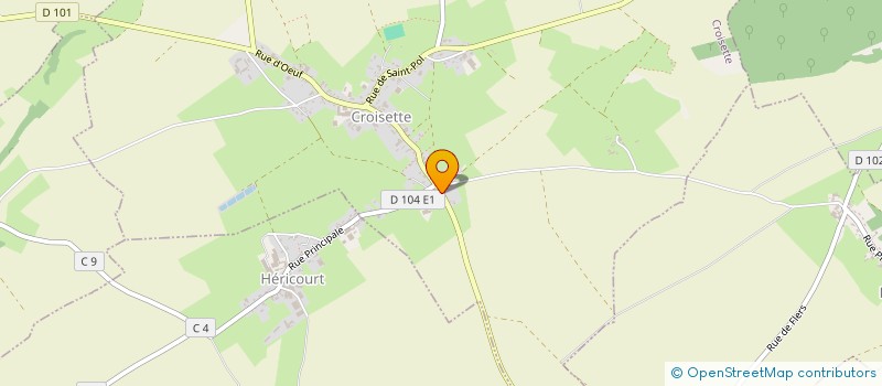 localisation de l'entreprise 424 843 639   CROISETTE