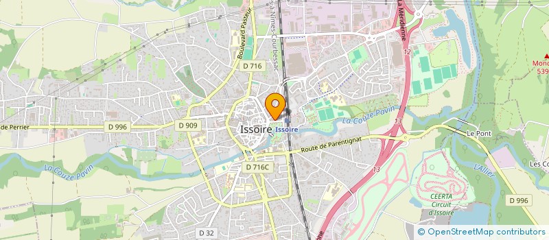 localisation de l'entreprise 424 960 797   ISSOIRE