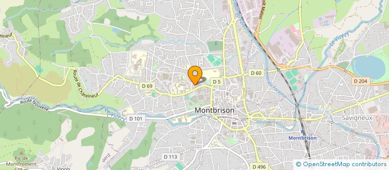 localisation de l'entreprise 425 009 495   MONTBRISON