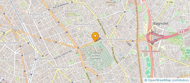 localisation de l'entreprise 427 413 968   PARIS
