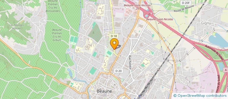 localisation de l'entreprise 427 537 949   BOUZE-LES-BEAUNE