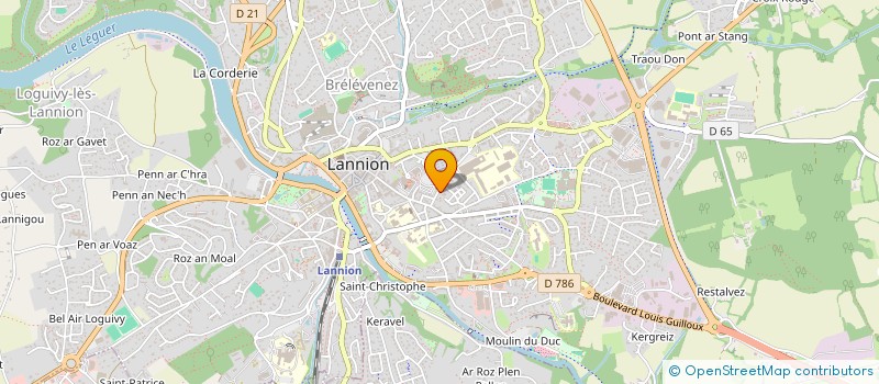 localisation de l'entreprise 427 811 351   PLEUMEUR-BODOU