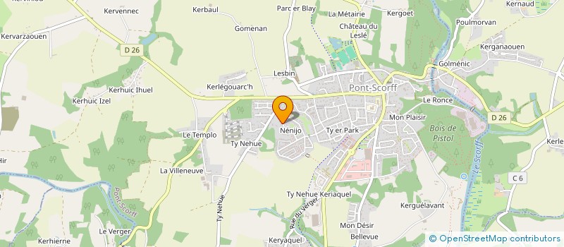 localisation de l'entreprise 427 822 440   PONT-SCORFF