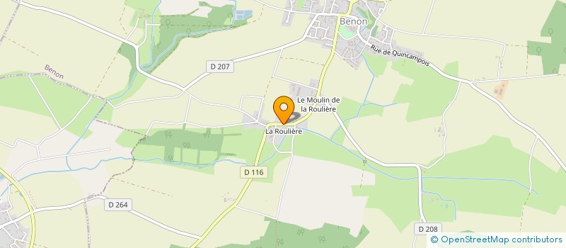 localisation de l'entreprise 427 913 975   BENON