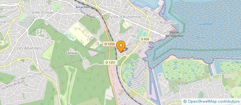 localisation de l'entreprise 428 164 552  à LA TESTE-DE-BUCH
