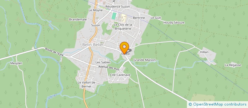 localisation de l'entreprise 428 292 528   BELIN-BELIET