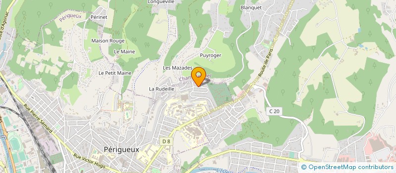 localisation de l'entreprise 428 633 002 à PERIGUEUX