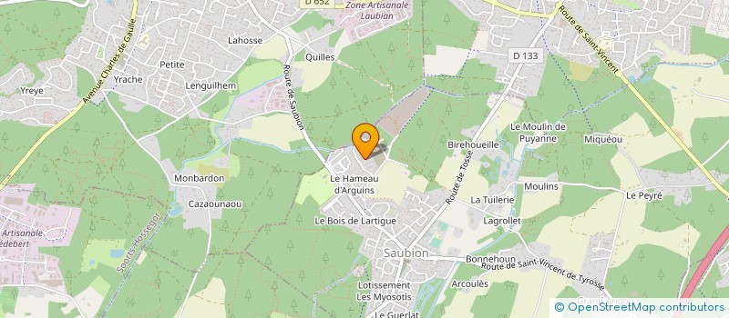 localisation de l'entreprise 428 715 577   SAUBION