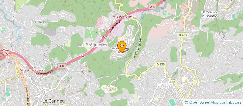 localisation de l'entreprise 428 751 457 à MOUGINS