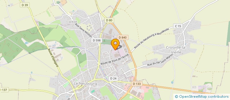 localisation de l'entreprise 428 767 040   LE NEUBOURG