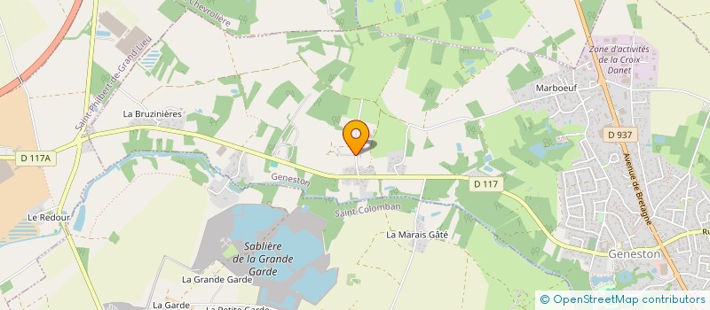 localisation de l'entreprise 428 771 117   GENESTON