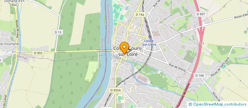 localisation de l'entreprise 428 781 140   COSNE-COURS-SUR-LOIRE