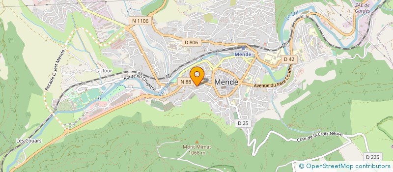 localisation de l'entreprise 428 830 665   MENDE