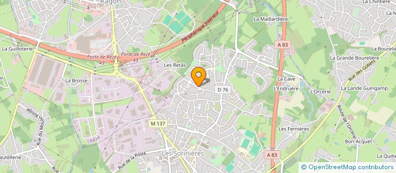 localisation de l'entreprise 428 831 150 à NANTES