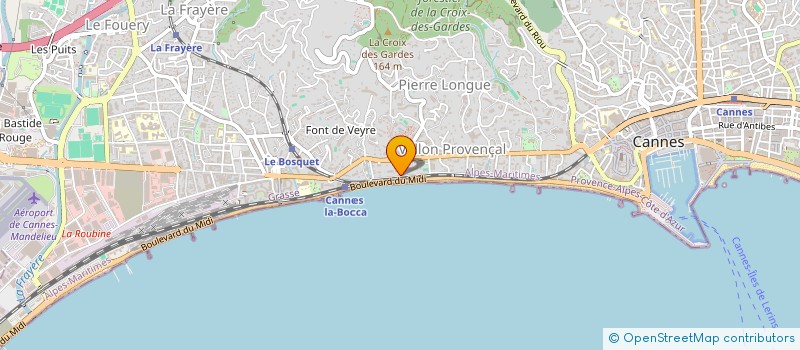 localisation de l'entreprise 428 836 555 à CANNES