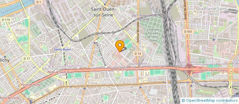 localisation de l'entreprise 428 887 921 à SAINT-OUEN-SUR-SEINE