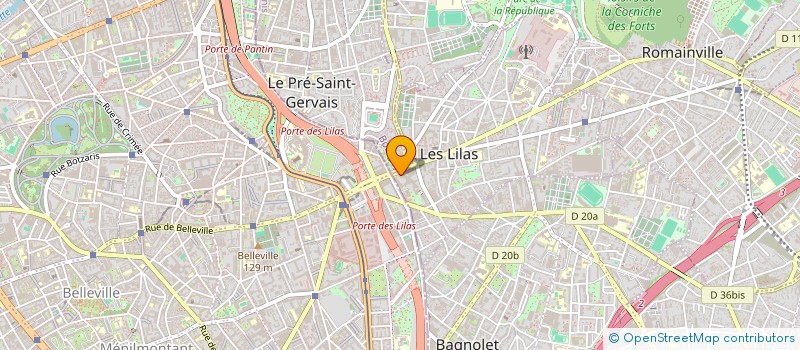 localisation de l'entreprise 428 974 398 à LES LILAS