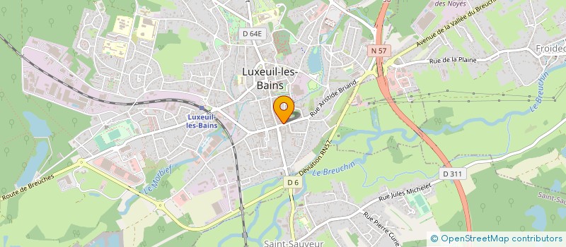 localisation de l'entreprise 428 988 729   FONTAINE-LES-LUXEUIL