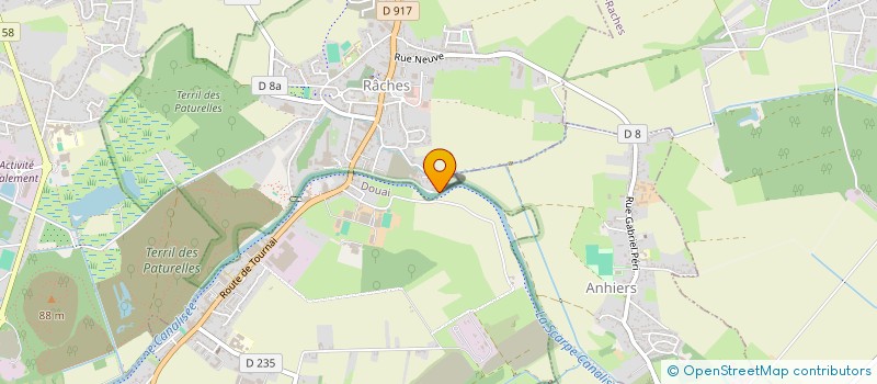 localisation de l'entreprise 429 022 635   RACHES