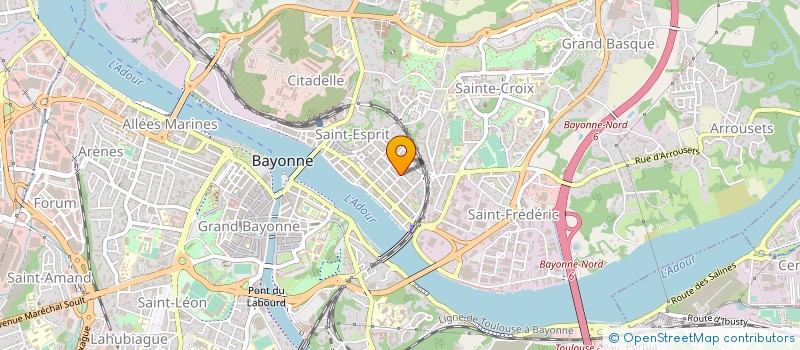 localisation de l'entreprise 429 184 344  à BAYONNE