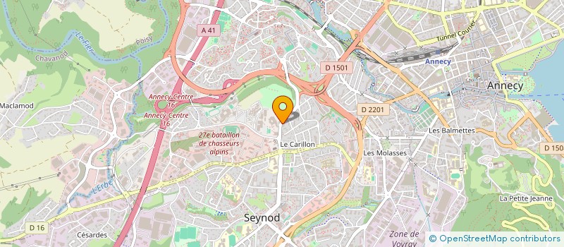 localisation de l'entreprise 429 216 773   ANNECY