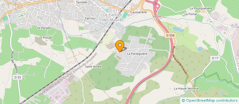 localisation de l'entreprise 429 257 371 à LE CANNET-DES-MAURES