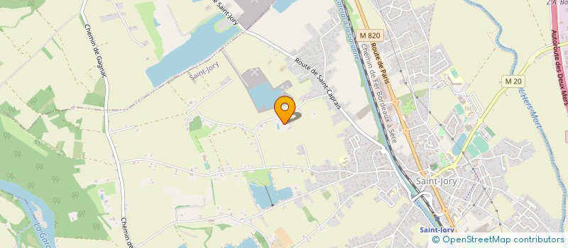 localisation de l'entreprise 429 336 936   SAINT-JORY