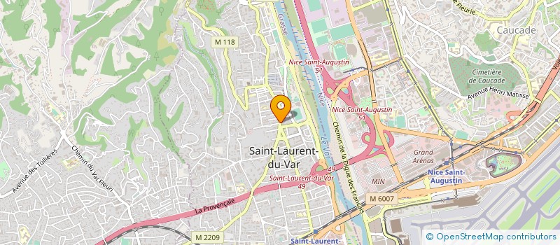 localisation de l'entreprise 429 411 630   SAINT-LAURENT-DU-VAR