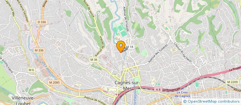 localisation de l'entreprise 429 482 227 à NICE