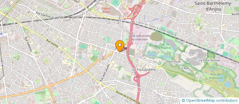 localisation de l'entreprise 429 680 887  à ANGERS